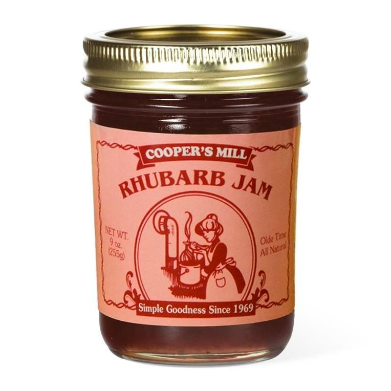 Cooper's Mill Rhubarb Jam, Half Pint