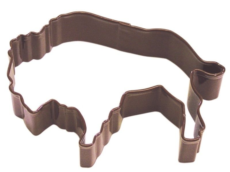R&amp;M Buffalo Cookie Cutter 4" -Brown
