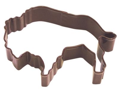 R&amp;M Buffalo Cookie Cutter 4" -Brown