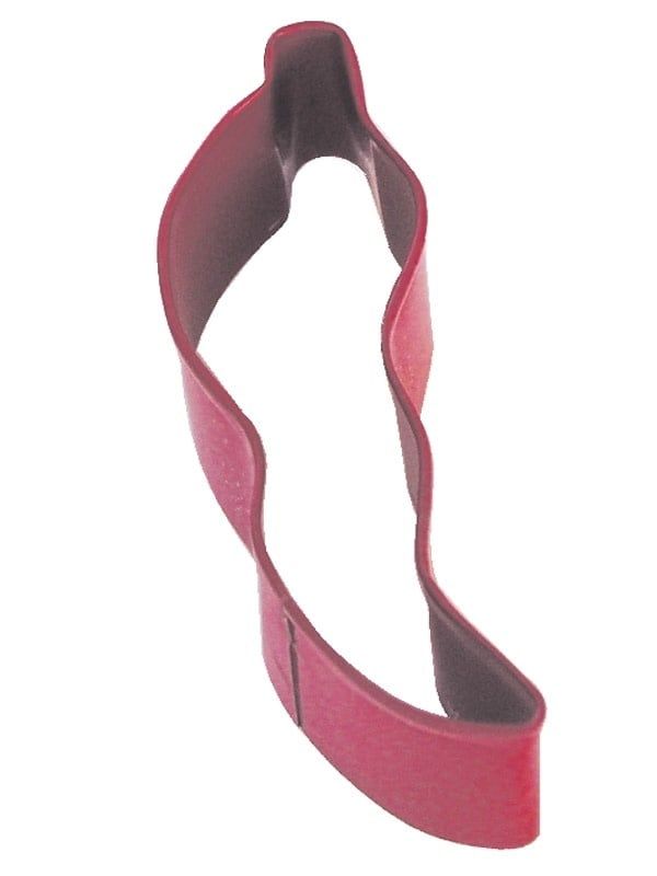 R&amp;M Chili Pepper Cookie Cutter 3.25", Red