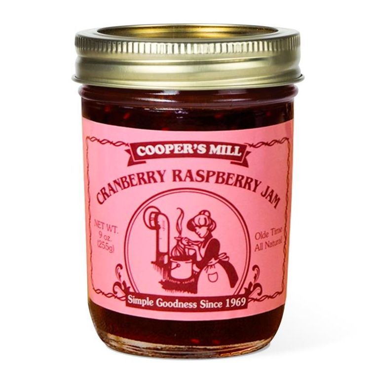 Cooper's Mill Cranberry Raspberry Jam, Half Pint