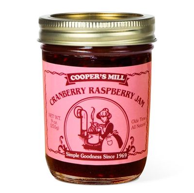 Cooper's Mill Cranberry Raspberry Jam, Half Pint
