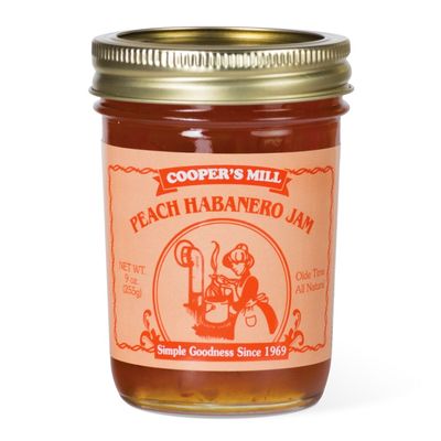 Cooper's Mill Peach Habanero Jam, Half Pint