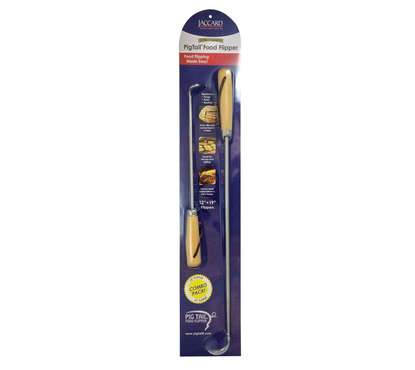 Jaccard Pig Tail Food Flipper- Set of 2