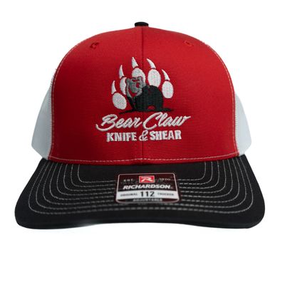 Century Graphics, Bear Claw Hat - Red, White and Black