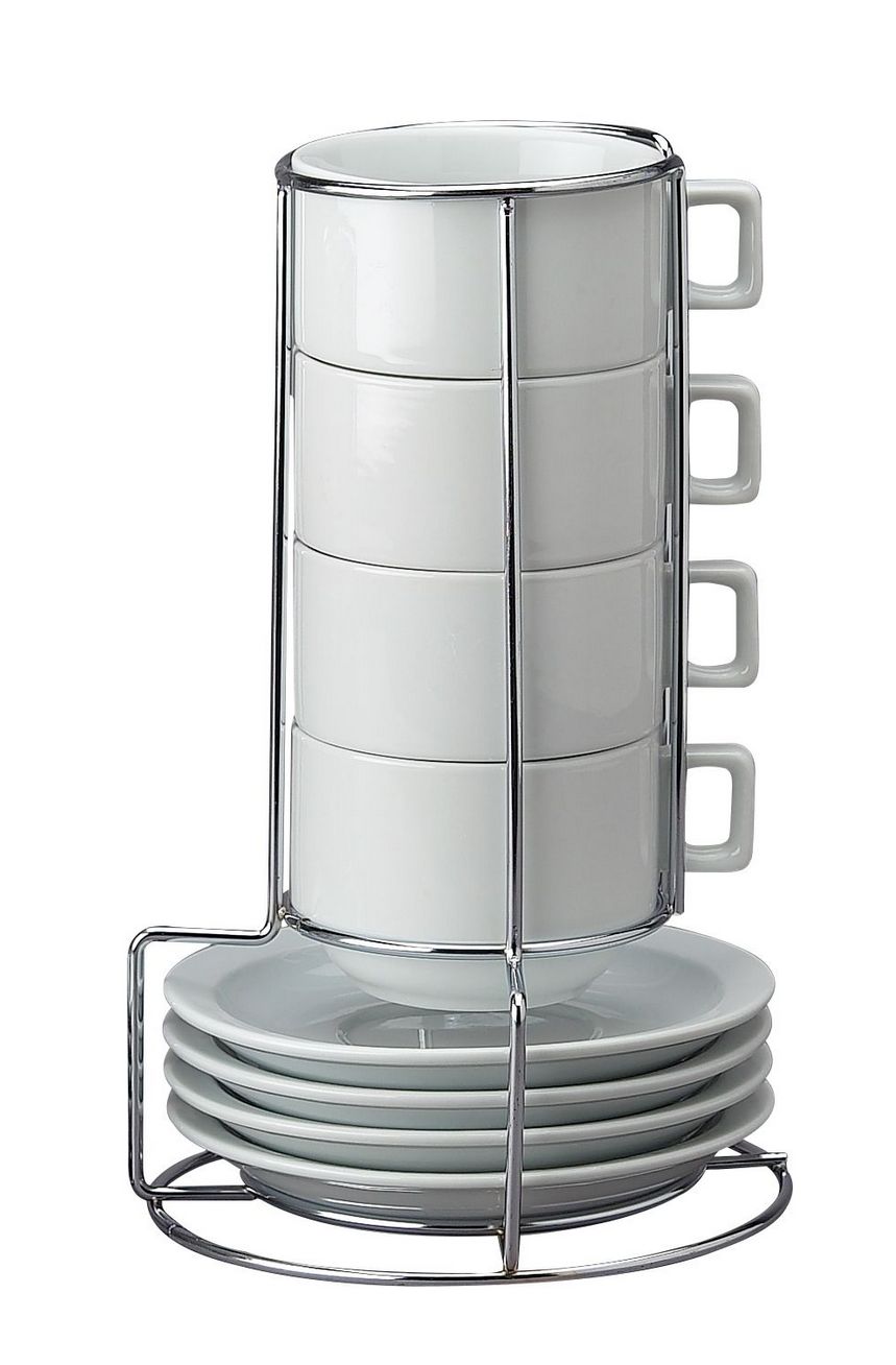 HIC, Stackable Cappuccino Mug Set