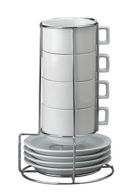 HIC, Stackable Cappuccino Mug Set