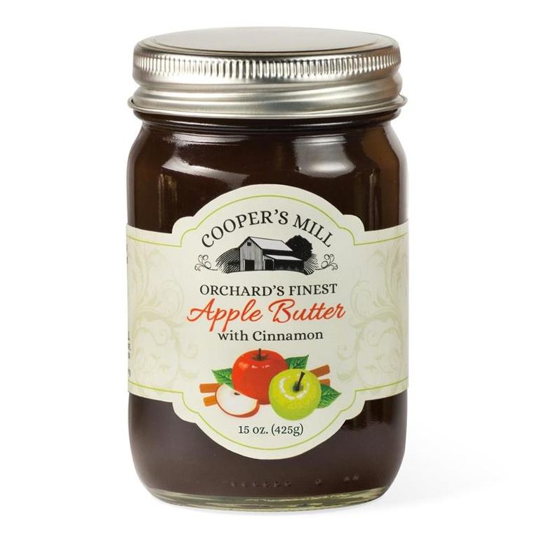 Cooper's Mill Apple Butter with Cinnamon, Orchard Reserve, 15 oz