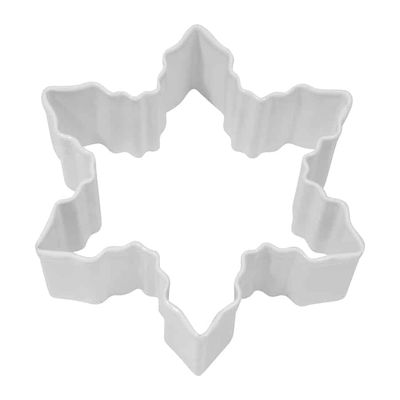 R&amp;M Snowflake Cookie Cutter 3"-White