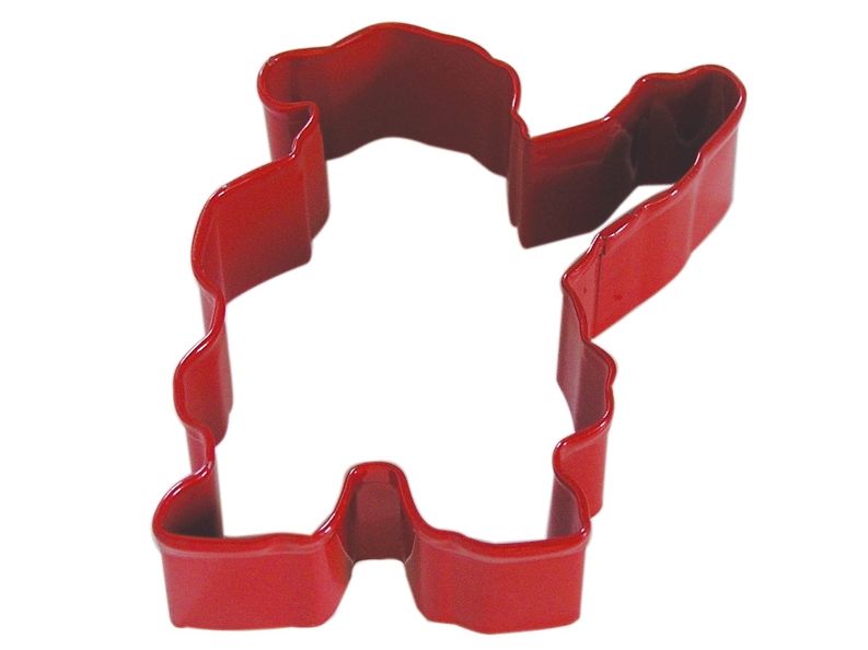 R&amp;M Waving Santa Cookie Cutter 4"- Red