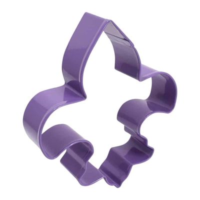 R&amp;M Fleur de Lis Cookie Cutter 4.5" - Purple