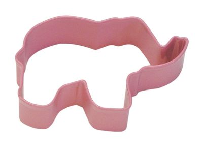 R&amp;M Elephant Cookie Cutter 3.5" Pink