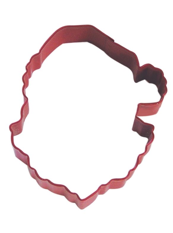R&amp;M Santa Face Cookie Cutter 3.75" Red