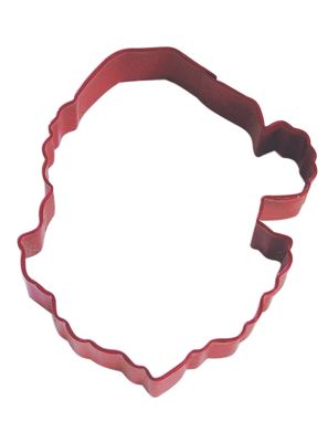 R&amp;M Santa Face Cookie Cutter 3.75" Red