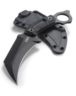 CRKT Du Hoc Fixed Blade, Black G10, SK5 Carbon Steel