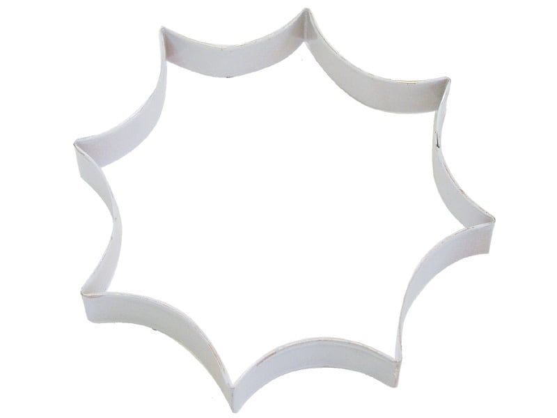 R&amp;M Spider Web Cookie Cutter 6" - White