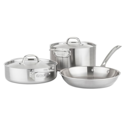 Viking Professional 5-Ply 5 Piece Starter Set-Satin Finish