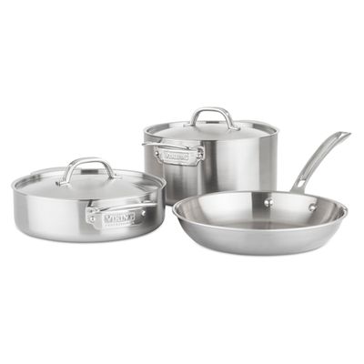 Viking Professional 5-Ply 5 Piece Starter Set-Satin Finish