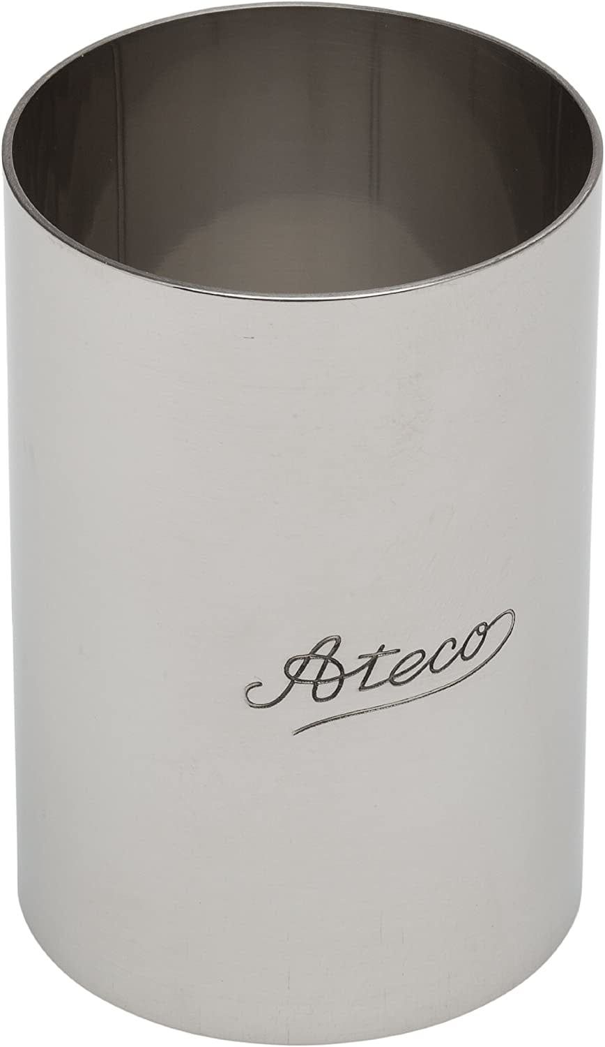 Ateco Round Stainless Steel Baking Form- 2" x 3" H