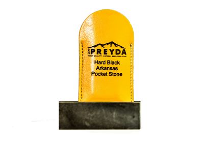 RH Preyda Pocket Stone, Hard Black Arkansas