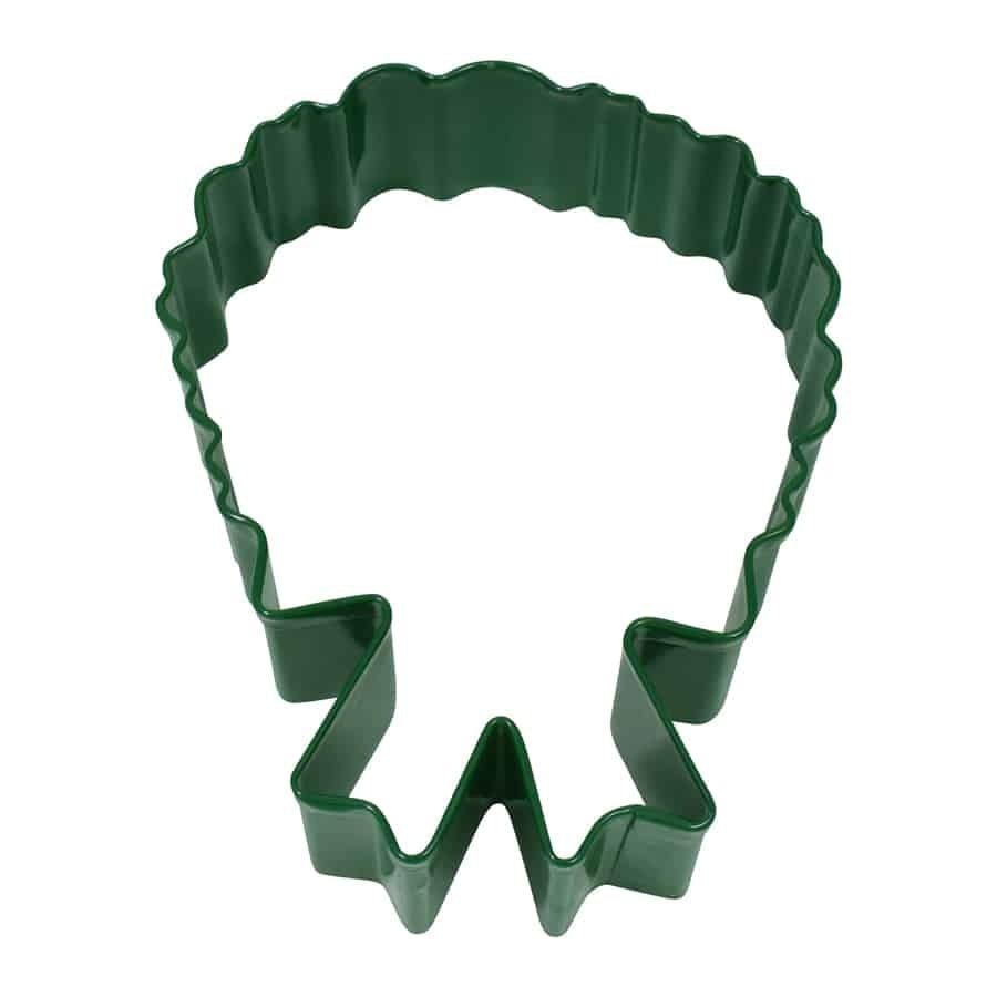 R&amp;M Christmas Wreath Cookie Cutter 4"- Green