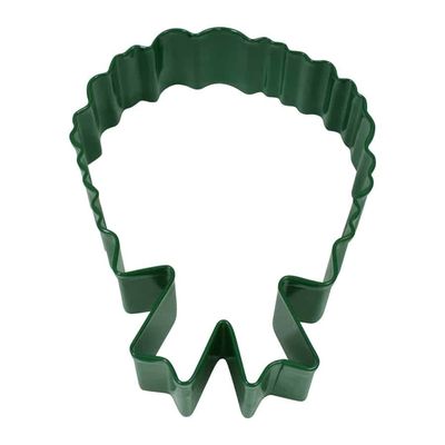 R&amp;M Christmas Wreath Cookie Cutter 4"- Green