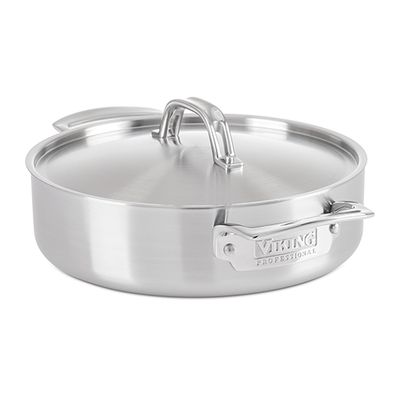 Viking Professional 5-Ply 3.4Qt. 3.1L Casserole Pan, Satin Finish