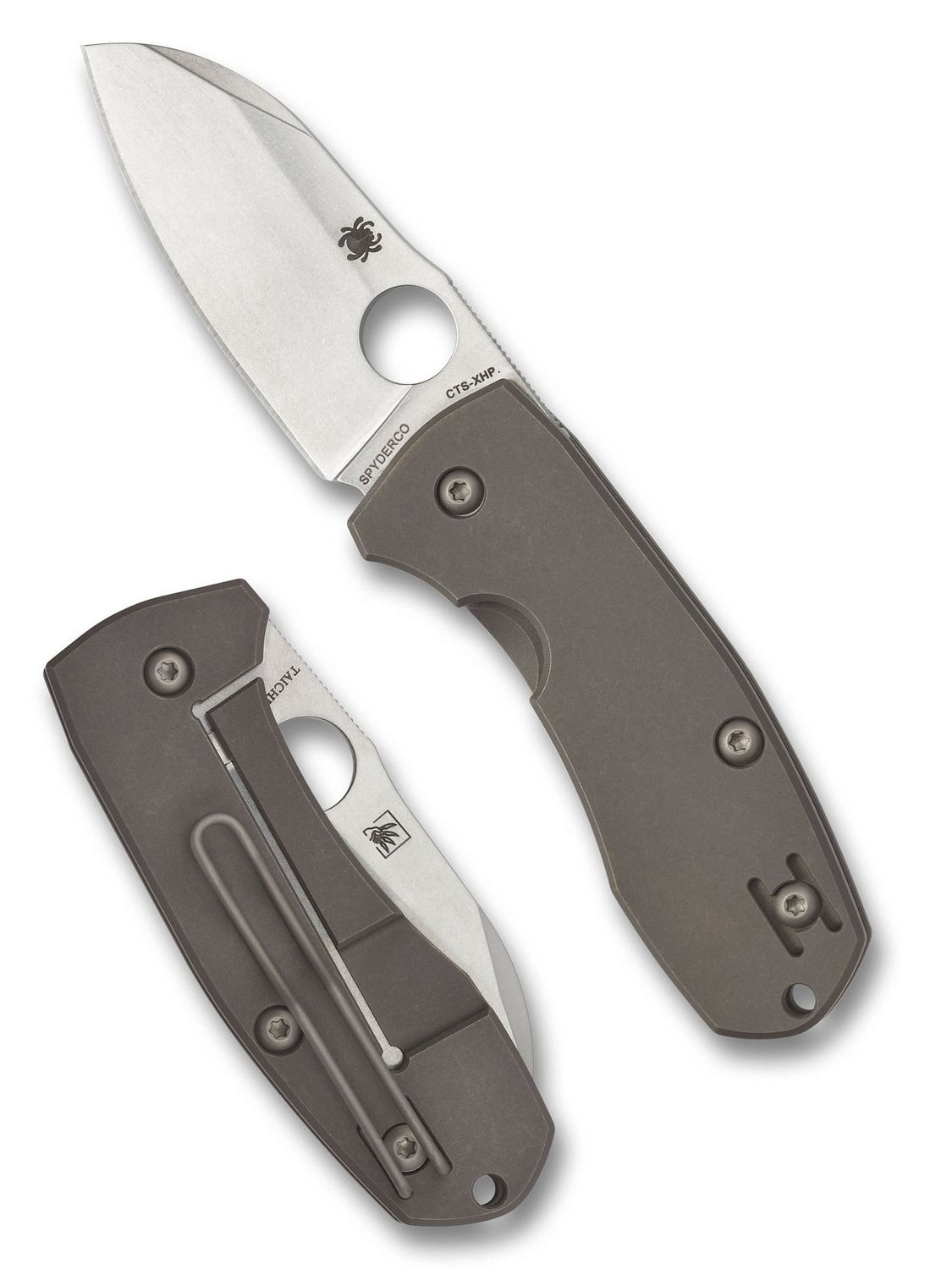 Spyderco, Techno 2 Titanium and CTS-XHP