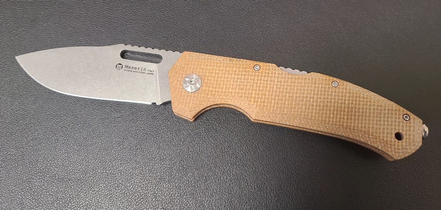 Maserin, Nimrod Knife Desert Micarta Handle, M390 Steel