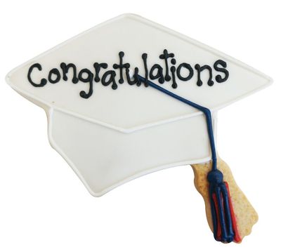 R&amp;M Graduation Cap Cookie Cutter 4.5" -Black