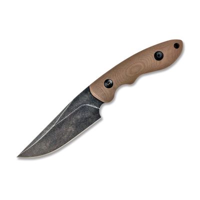 ABKT Predator Fixed Blade D2,, Brown G10 Handle