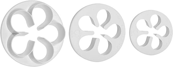 PME Five Petal Floral Cutter- Set of 3