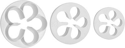 PME Five Petal Floral Cutter- Set of 3