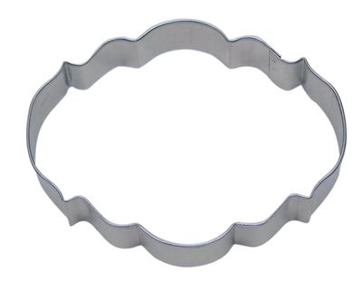 R&amp;M Elegant Plaque Cookie Cutter 4.25"
