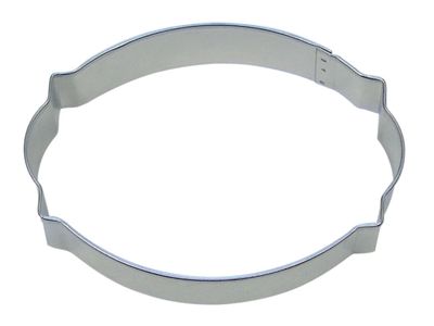 R&amp;M Cameo Plaque Cookie Cutter 4.25"