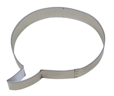 R&amp;M Conversation Bubble Cookie Cutter 4.25"