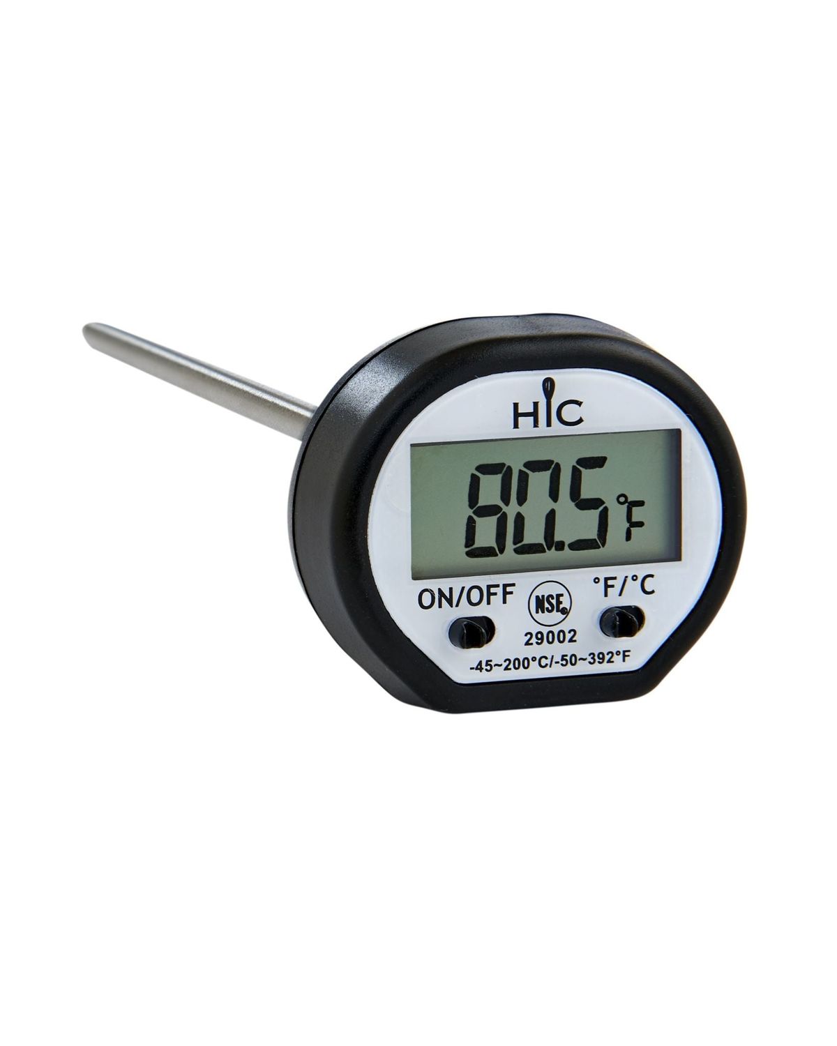 HIC, Roasting Instant Read Digital Meat Thermometer Shatterproof LCD Display
