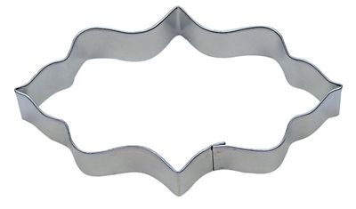 R&amp;M Elongated Plaque Cookie Cutter 4.75"