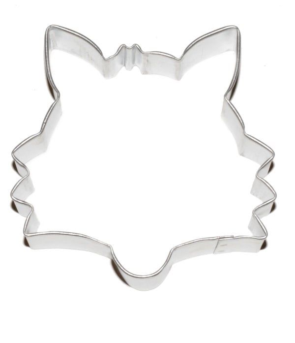 R&amp;M Fox Face Cookie Cutter 3.5"