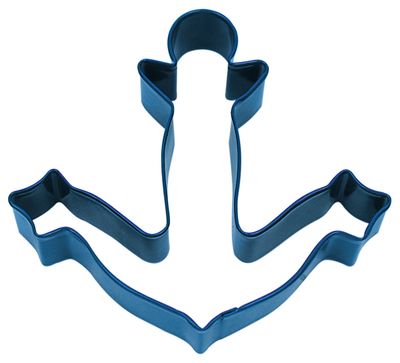 R&amp;M Anchor Cookie Cutter 4.5" - Blue