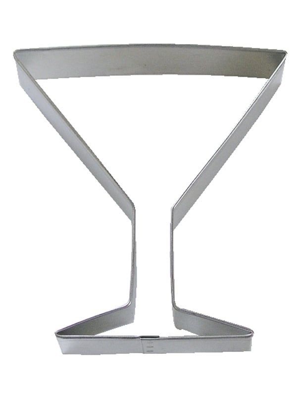 R&amp;M Martini Glass Cookie Cutter 4"