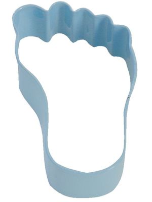 R&amp;M Foot Cookie Cutter 3.5" - Blue