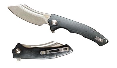 B'yond EDC Sunder Flipper Black G-10, D2 Steel