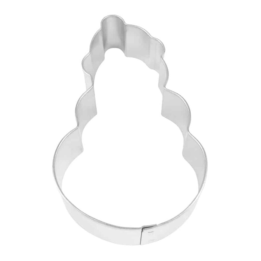 R&amp;M Snowman Pom Pom Hat Cookie Cutter 4"