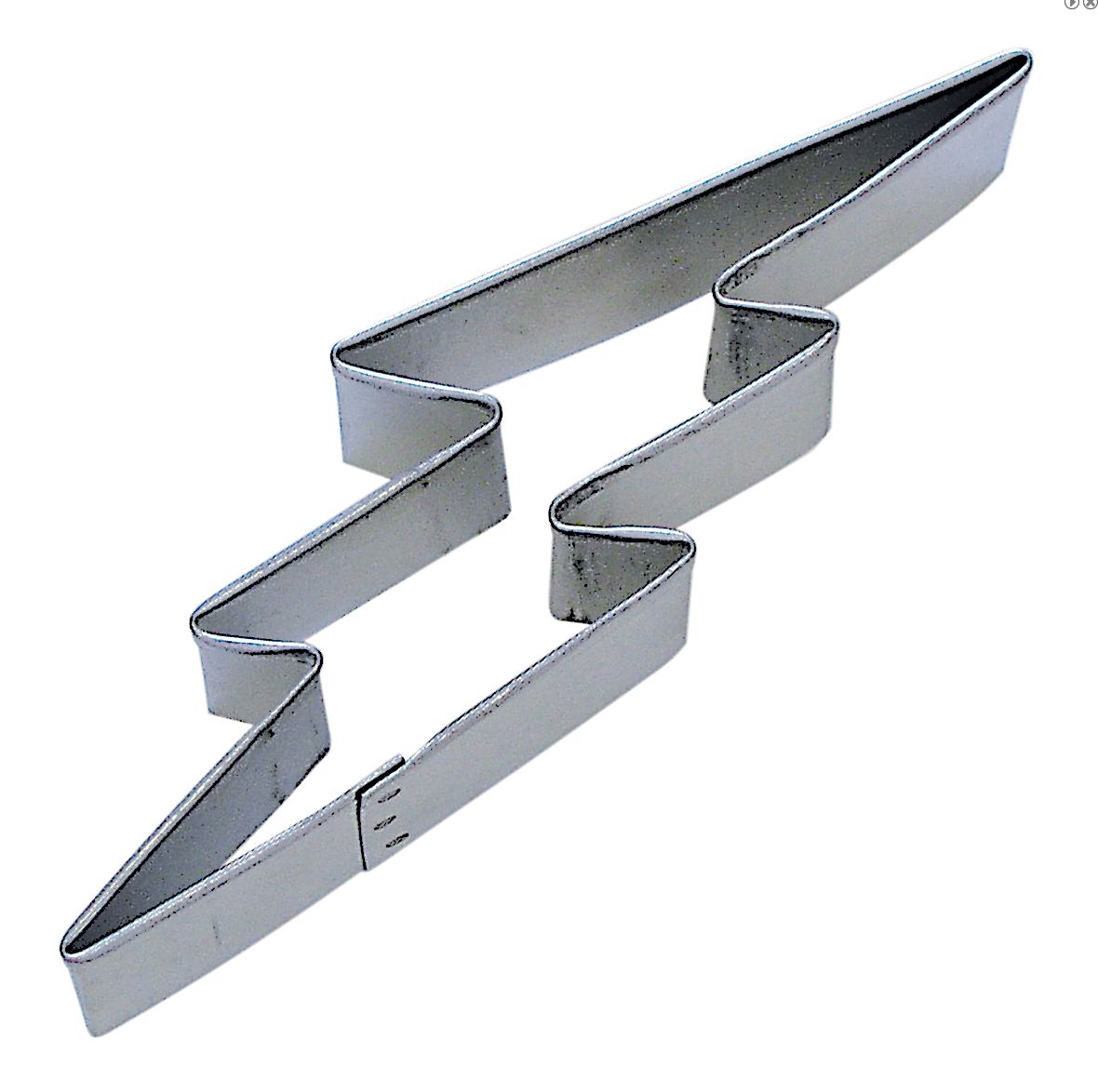 R&amp;M Lightning Bolt Cookie Cutter 5"