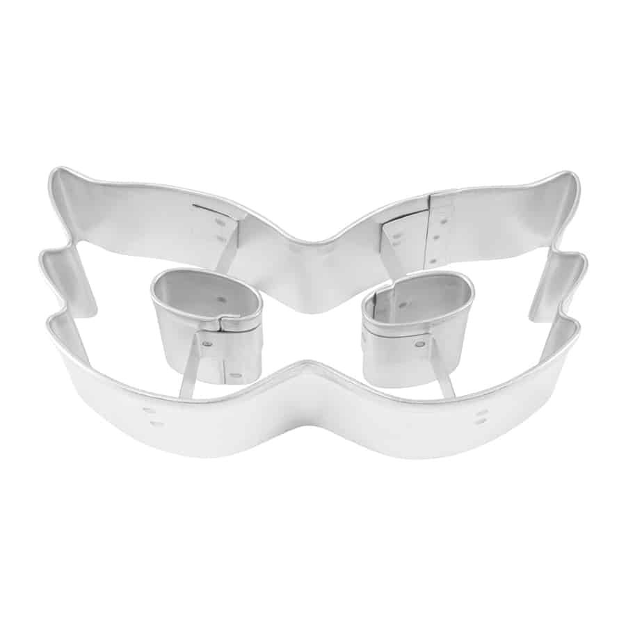 R&amp;M Mardi Gras Mask Cookie Cutter 4"
