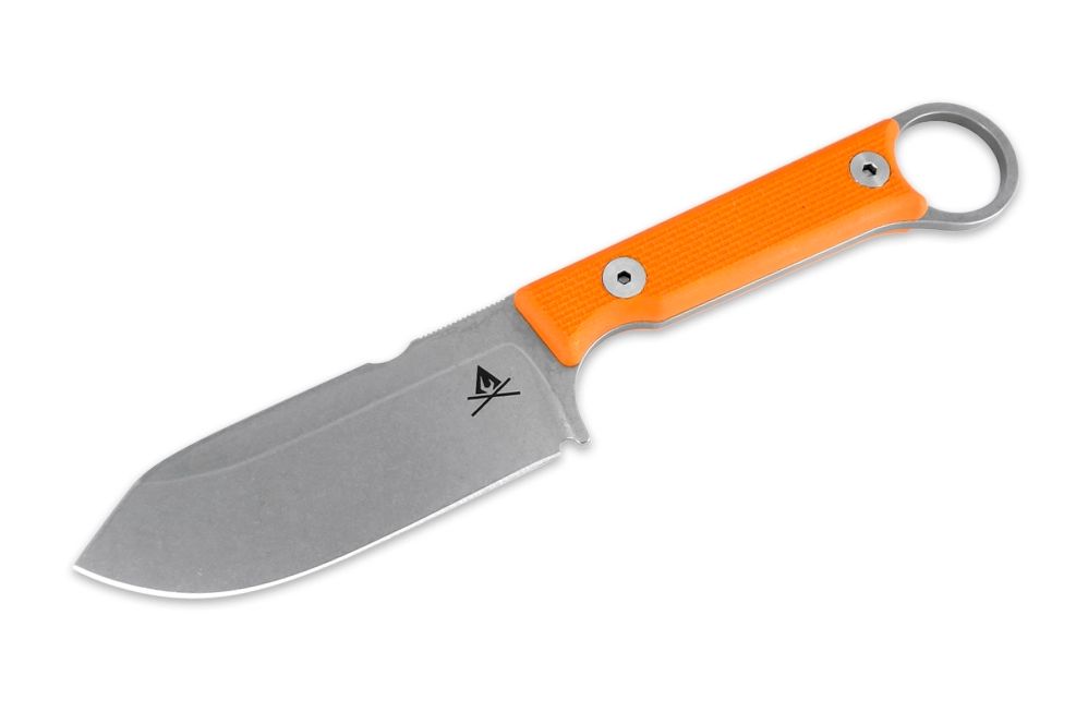 White River Firecraft 3.5 Pro- Orange Textured G10, CPM S35NV Steel