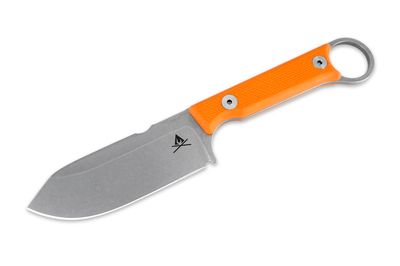 White River Firecraft 3.5 Pro- Orange Textured G10, CPM S35NV Steel