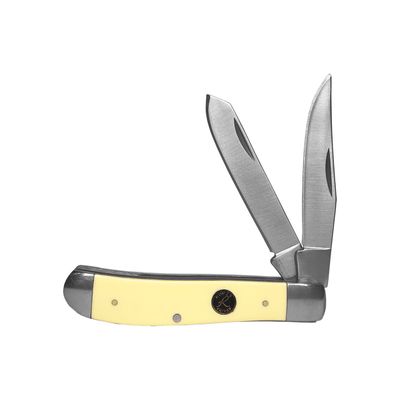 ABKT Roper Pecos Medium Trapper 1065 Carbon Steel &amp; Delrin Handle
