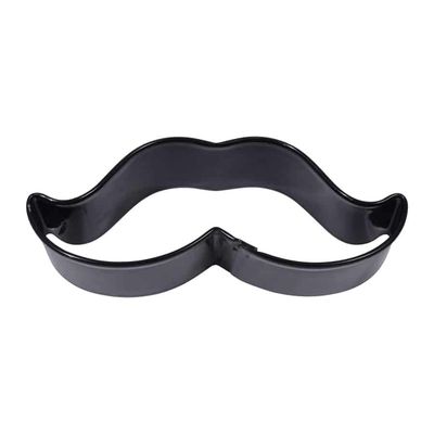 R&amp;M Moustache Cookie Cutter 4" - Black